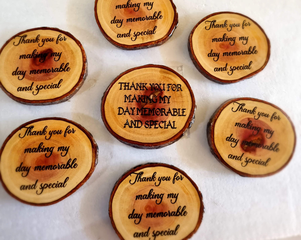 Anguilla Mahogany “Thank You” Keepsake Set